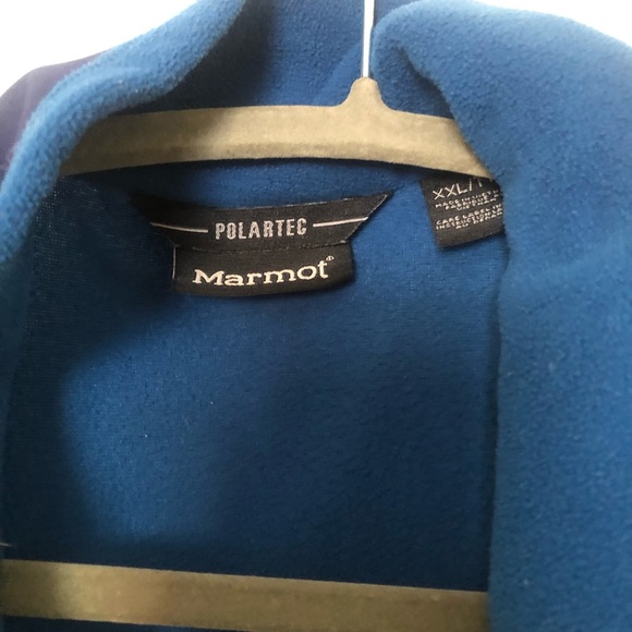 Blue Marmot fleece Mens XXL zip up - Picture 4 of 6